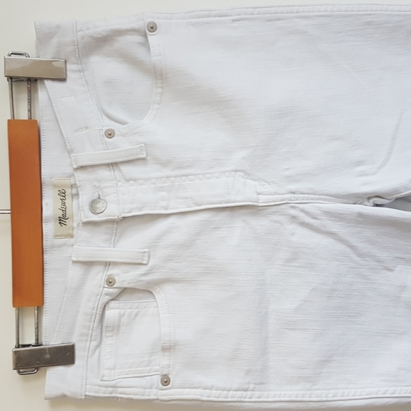 MADEWELL 10" High-Rise Skinny Jean White 29 - Picture 9 of 16
